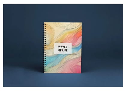 Prsthaa Undated Daily Planner | A5 | 184 Pages | 90 GSM | 3 Months Schedule, To-Do List, Daily Priorities, Appointments, Deadlines, Water Tracker, Waves of life