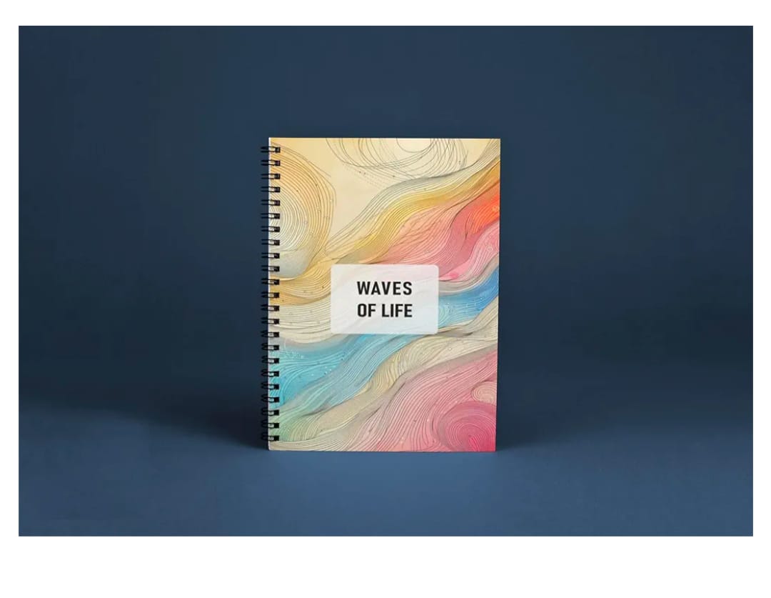 Prsthaa Undated Daily Planner | A5 | 184 Pages | 90 GSM | 3 Months Schedule, To-Do List, Daily Priorities, Appointments, Deadlines, Water Tracker, Waves of life