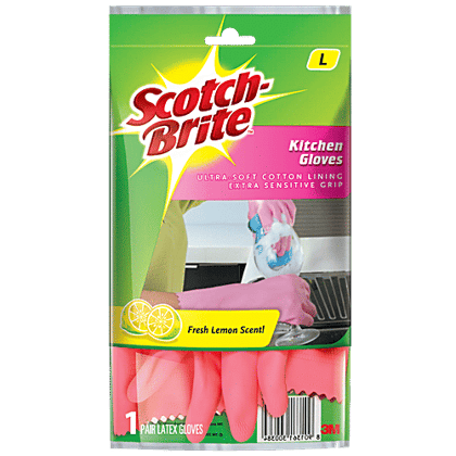 Scotch brite Kitchen Gloves Large, 1 pc