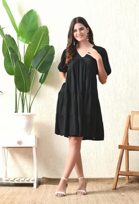 Black Stuck dress-M