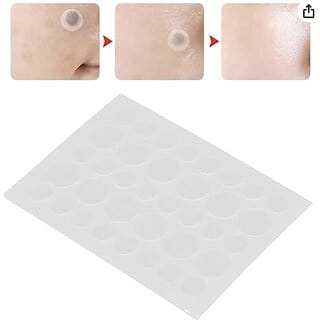 36 Pieces, Acne and Skin Tag Removal Patches, Absorbing Cover, Invisible, Blemish Spot, Hydrocolloid, Skin Treat