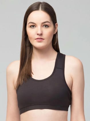 Latest Fancy High GSM Sports Bra/comfort Gym Bra/Solid Yoga Bra For Womens & Girls - S