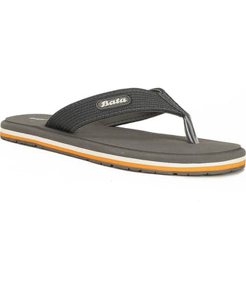 Bata Grey Men's Thong Flip Flop