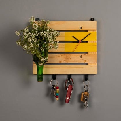 Multipurpose Wooden Pallet Board - Wine (Yellow)