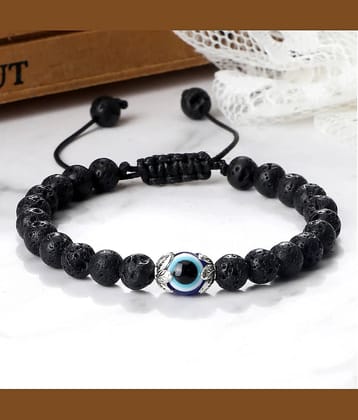 FASHION FRILL Black Bracelet ( Pack of 1 )