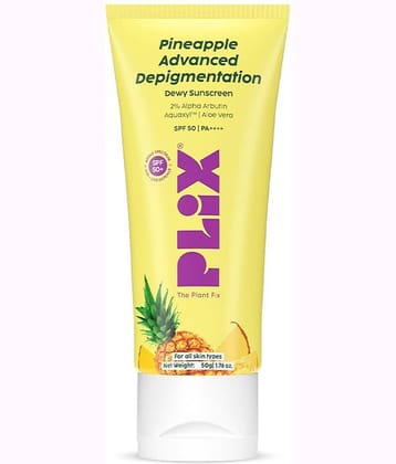 Plix SPF 50 Sunscreen Cream For All Skin Type ( Pack of 1 )