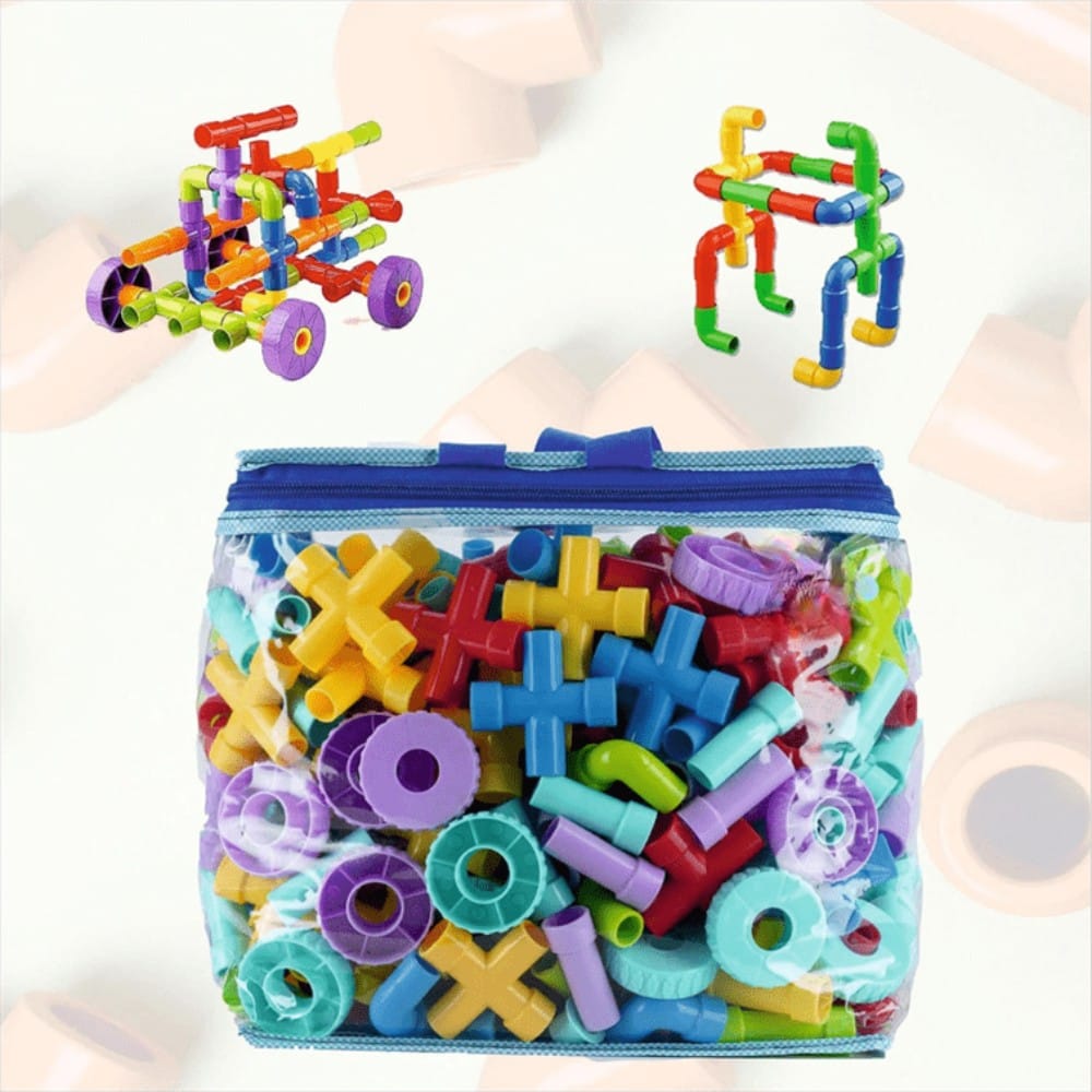 PlayMagic Pipe Building Blocks 520 Pcs