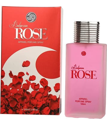 JD INTERNATIONAL BULGERIAN ROSE Apparel Perfume For Men & Women Perfume 100 ml (Pack of 1)