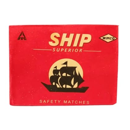 Ship match box 10 pcs