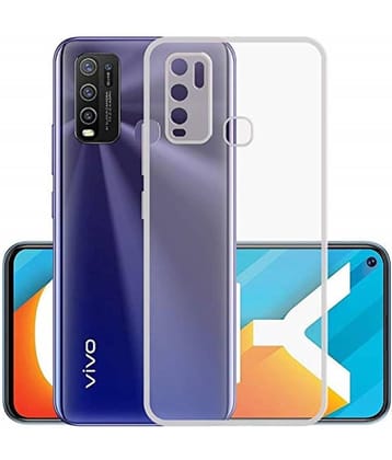 Case Vault Covers - Transparent Silicon Silicon Soft cases Compatible For Vivo Y50 ( Pack of 1 )