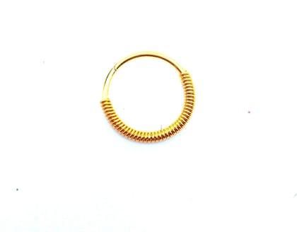 Half Circle Nose Ring - Simple Finish
