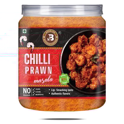 Brew Lab Aromatic & Natural Chilli Prawn Masala | True Spicy Flavor Lip Smacking Taste | (250 g)
