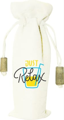 Astara Cotton Canvas Wine Bag