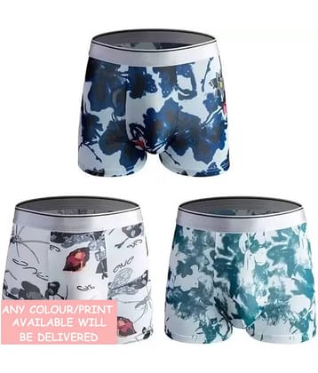 Cavenders Pack of 3 Nylon Trunks For Men's ( Multicolor )