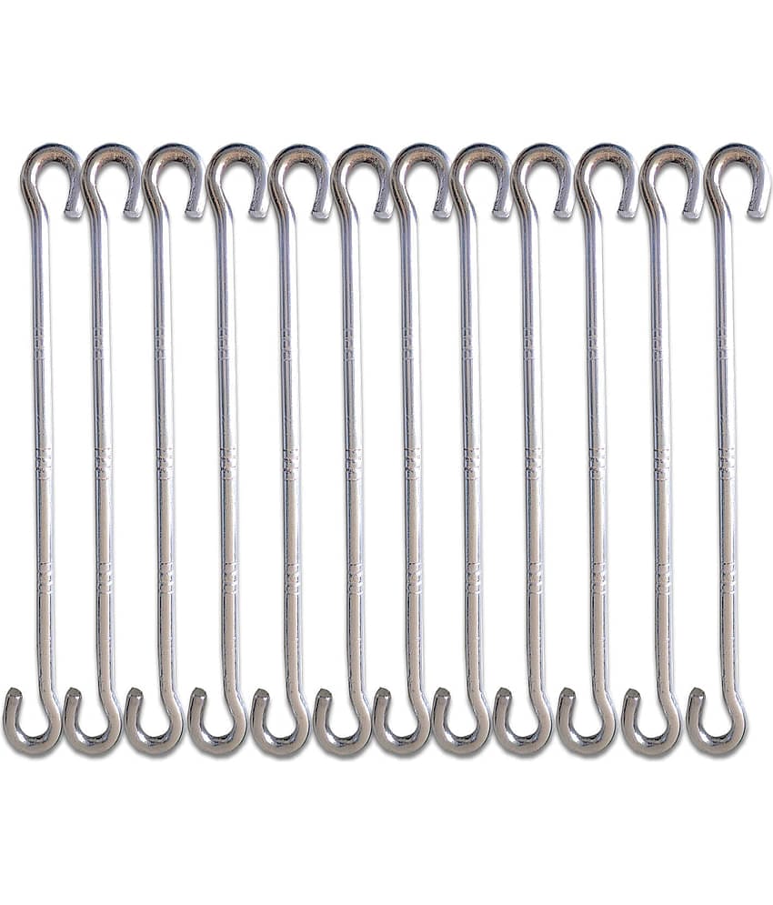 Laxmi Garden Jhula Swing Rod Hook (Pack of 12) Set of 12 Stainless Steel Hooks