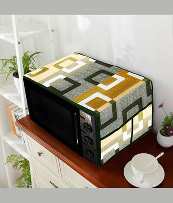 E-Retailer Single Polyester Green Microwave Oven Cover -