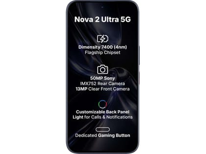 Ai+ Nova 2 Ultra 5G Smartphone, 6GB RAM, 128GB Storage - Black Ai+ Nova 2 Ultra 5G Smartphone, 6GB RAM, 128GB Storage - Black