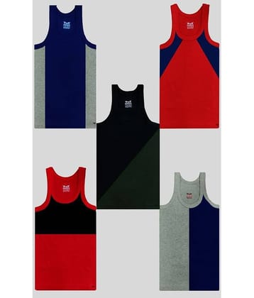 Hap Kings Pack of 5 Boys Cotton ( Multi )