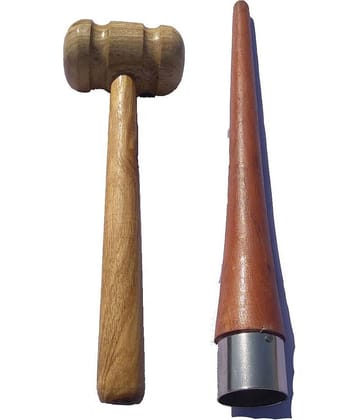 SHRI LAXMI WOODEN BAT HAMMER + BAT CONE
