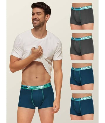 XYXX Pack of 5 Modal Trunks For Men's ( Multicolor )