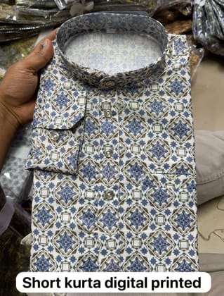 Short Kurta Digital Printed.