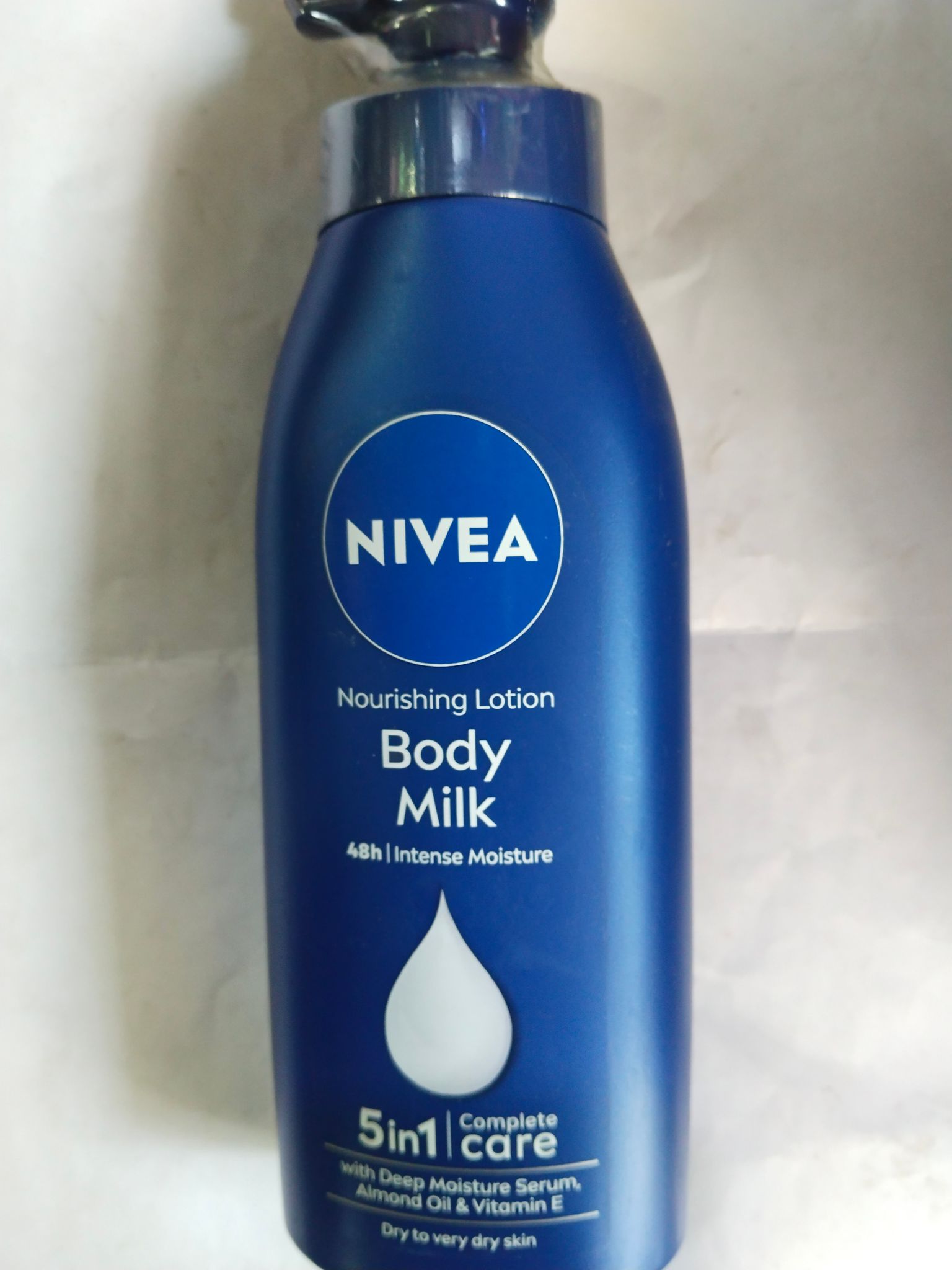 Nivea body milk 48h intense moisture 5 in 1 complete care nourishing lotion 
