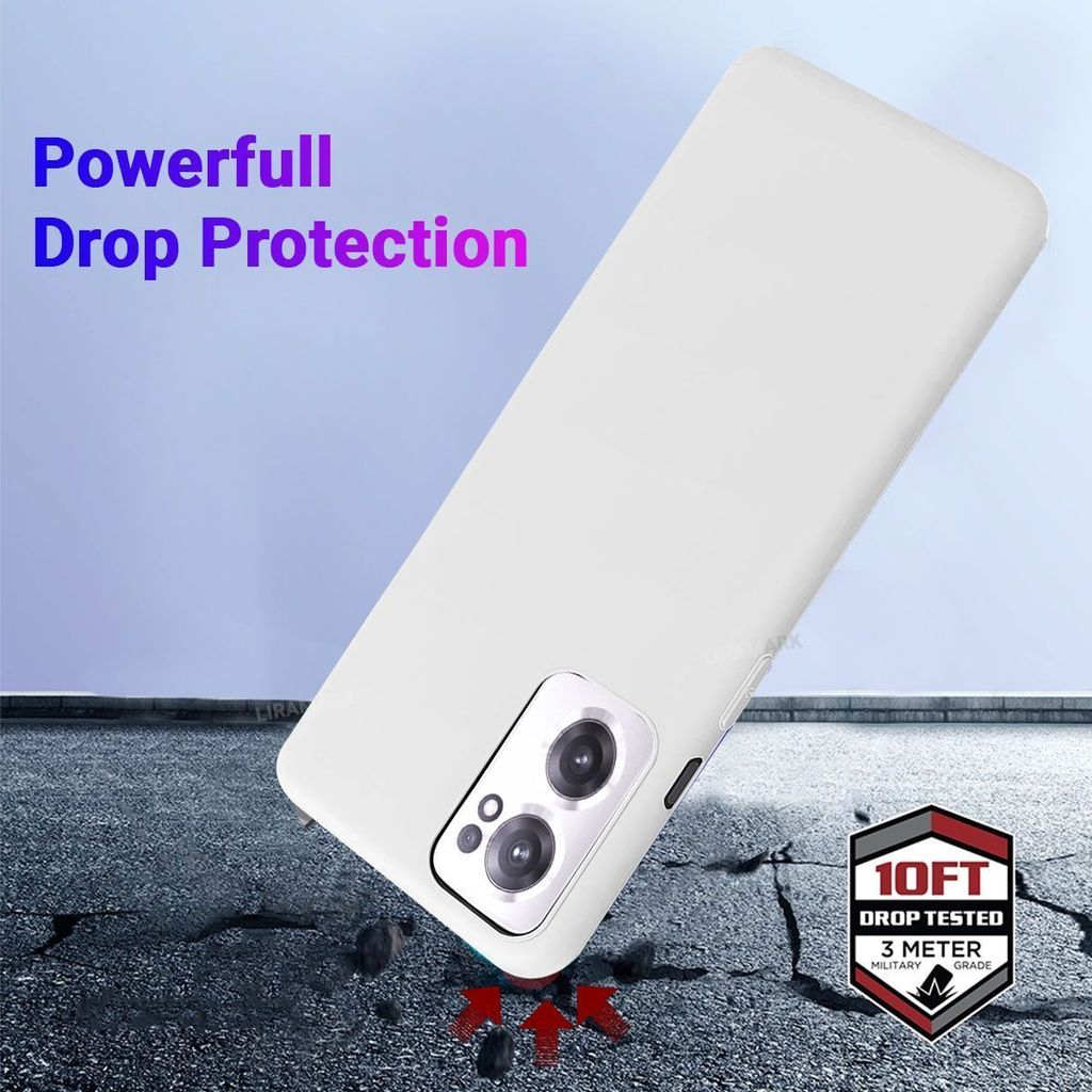 LIRAMARK Liquid Silicone Soft Back Cover Case for OnePlus Nord CE 2 5G / 1+Nord CE 2 5G