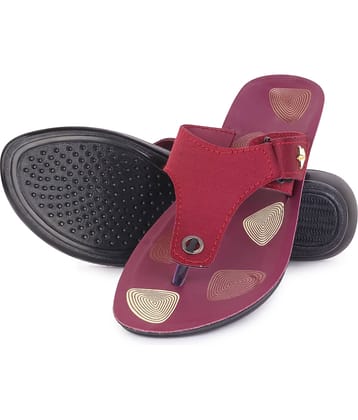 PENNEN Maroon Women's Slipper