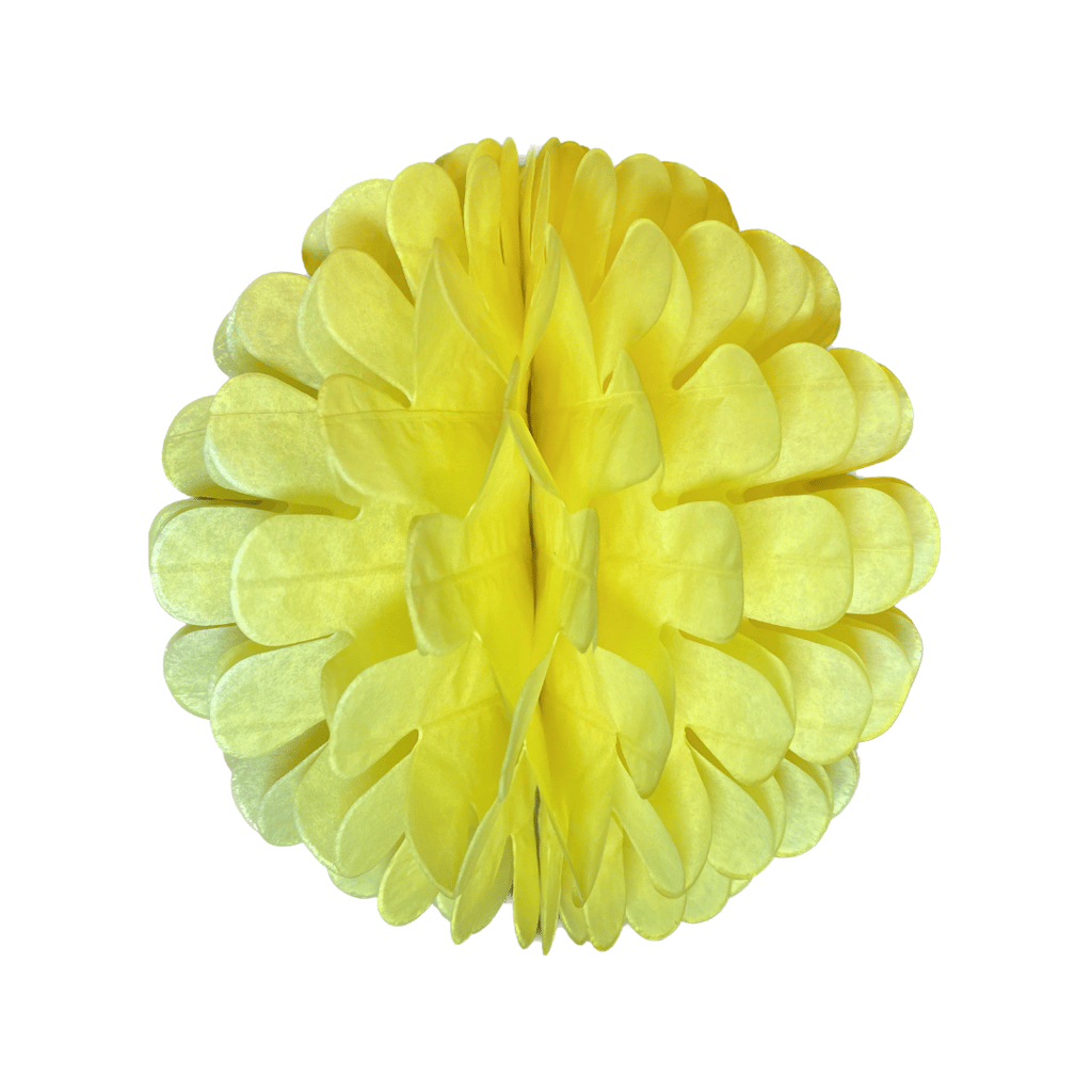 Fluffy Decoration Lemon Yellow - 1 PC - Party and Festive Needs | Buy online on ZillyBuy