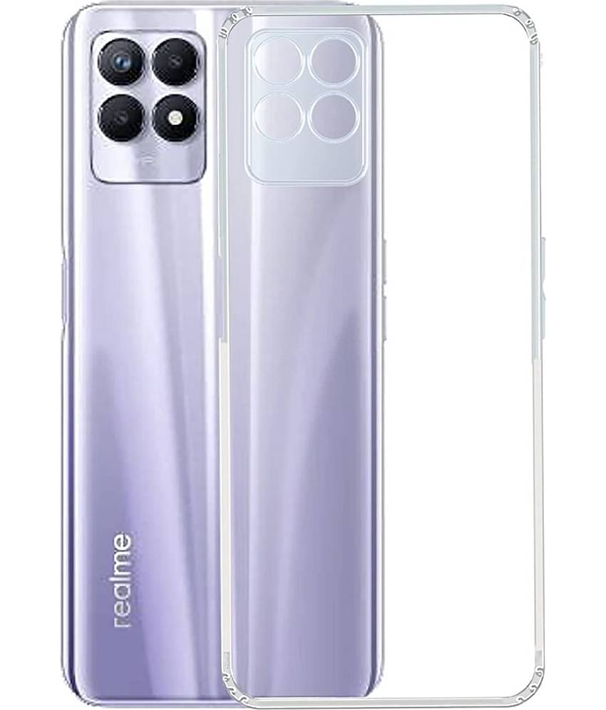 Case Vault Covers - Transparent Silicon Silicon Soft cases Compatible For Realme narzo 50 4G ( Pack of 1 )