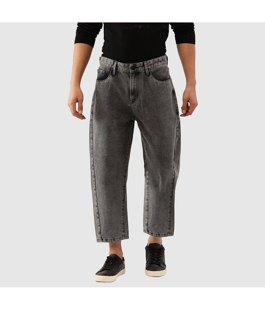 Bene Kleed Men Mid Rise Loose Fit Cropped Jeans