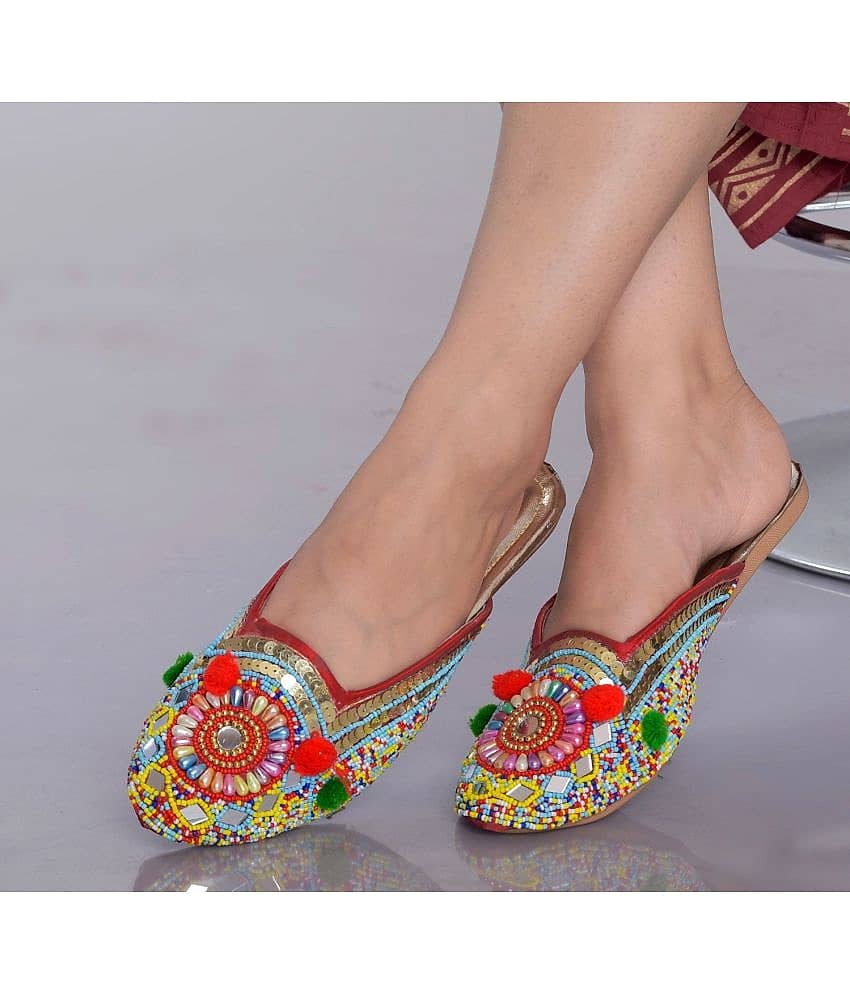 Anjaneya Creations - Multi Color Women's Mules