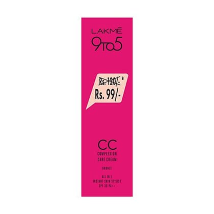 LAKME 9TO5 CC Complexion Care Cream Bronze