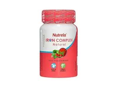 Nutrela Iron Complex- Vegetarian Natural Capsules by Patanjali (30 Capsules) Nutrela Iron Complex- Vegetarian Natural Capsules by Patanjali (30 Capsules)