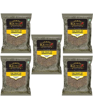 BLK FOODS Daily Cumin Seed Whole (Jeera sabut) 1000g (5 X 200g) 1000 gm Pack of 5