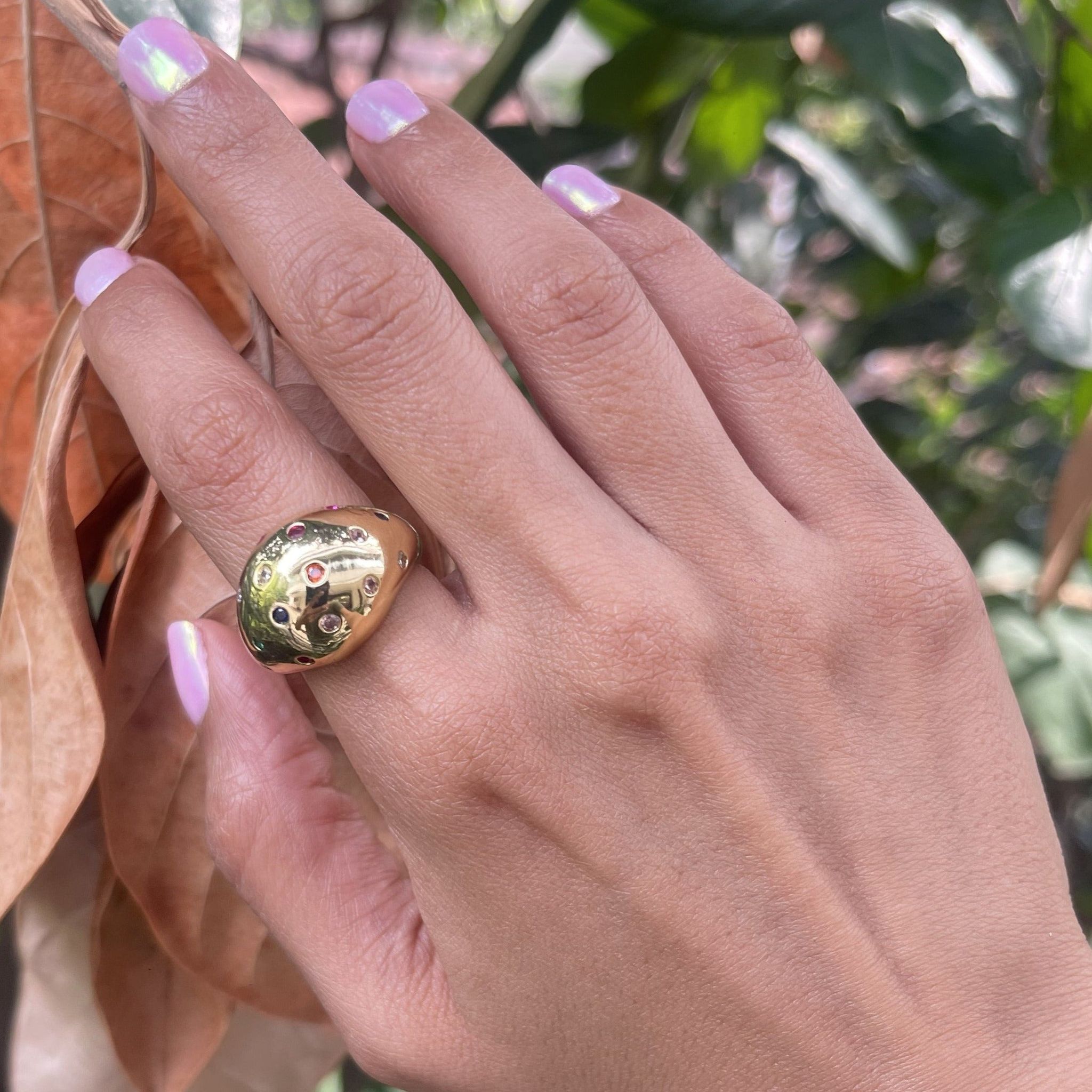 Dome Ring (Multi)-8