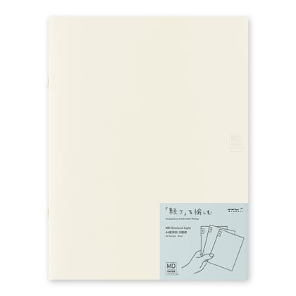 MD Notebook Light (A4) Grid 3pcs Pack A