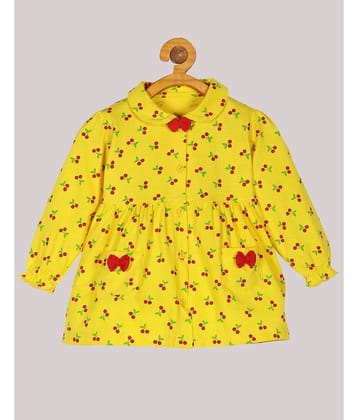 Babeezworld Pack of 1 Baby Girls Cotton Frock ( Yellow )