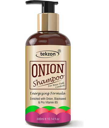 TEKZON Red Onion Black Seed Oil Shampoo with Red Onion Seed Oil Extract Shampoo 300 mL