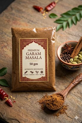 Spices King Garam Masala 50g – Authentic Indian Spice Mix for Rich Flavour Spices King Garam Masala 50g – Authentic Indian Spice Mix for Rich Flavour