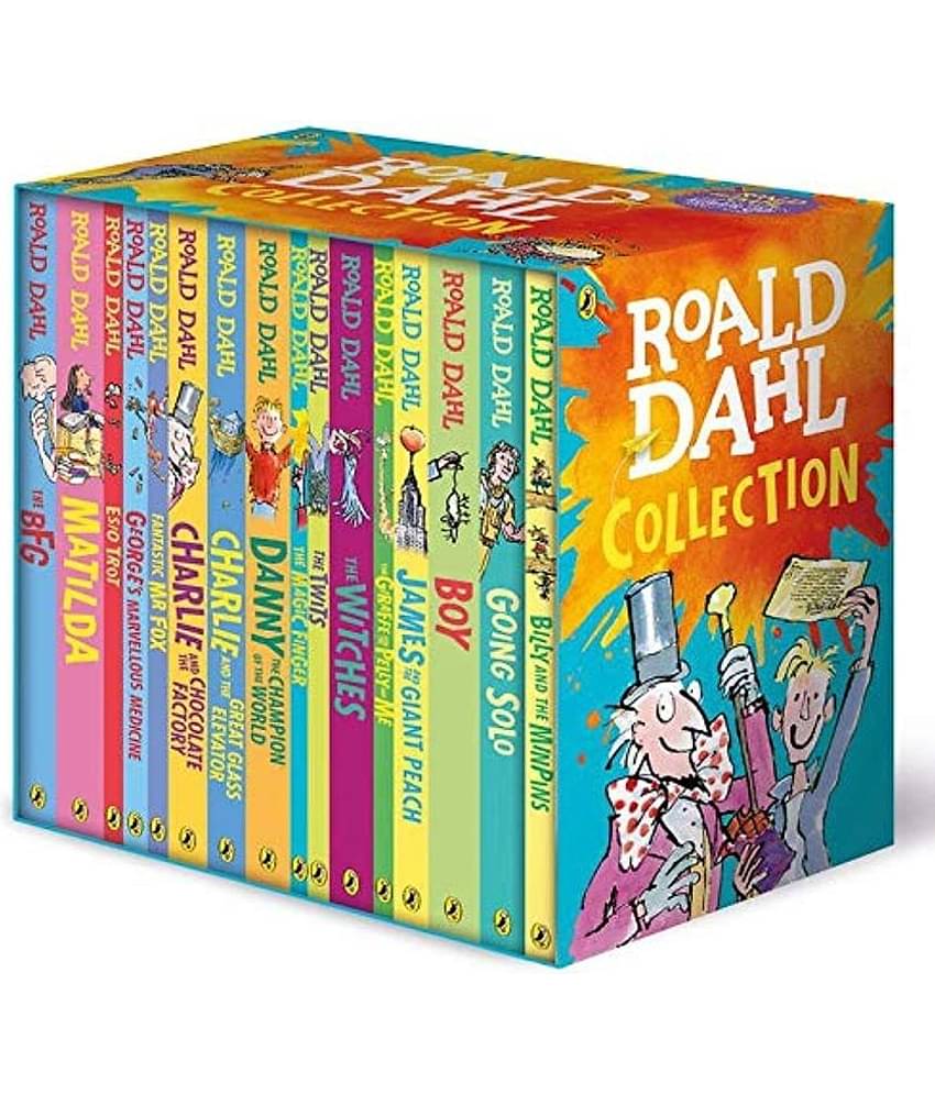 Roald Dahl Complete Collection (16 Copy Paperback 2018 by Roald Dahl