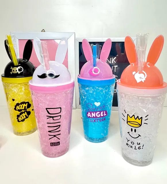 Quirky Frosted Sipper-yellow