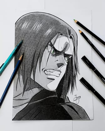 The Founder Pencil Sketch for Gifting & Home Decor