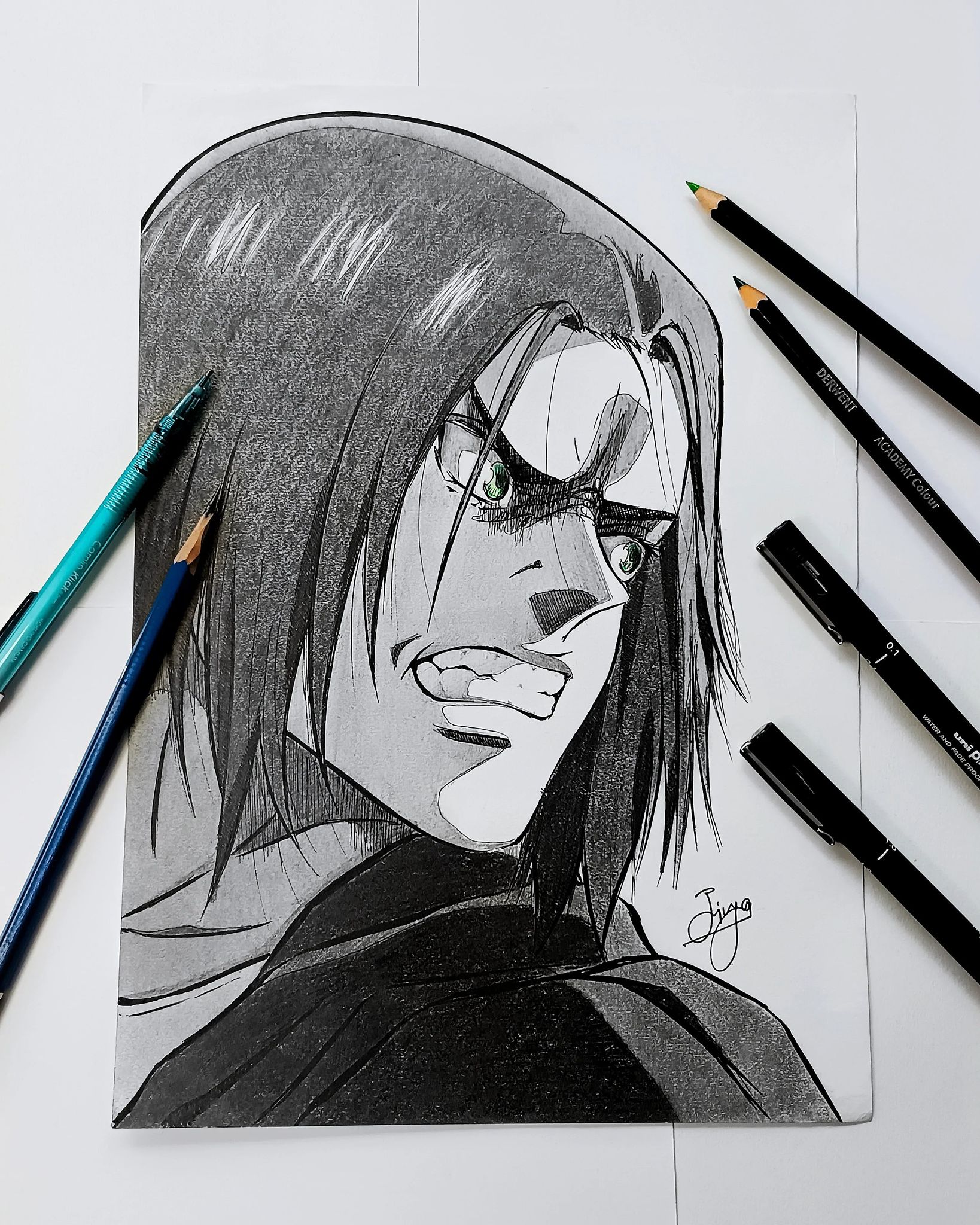 The Founder Pencil Sketch for Gifting & Home Decor