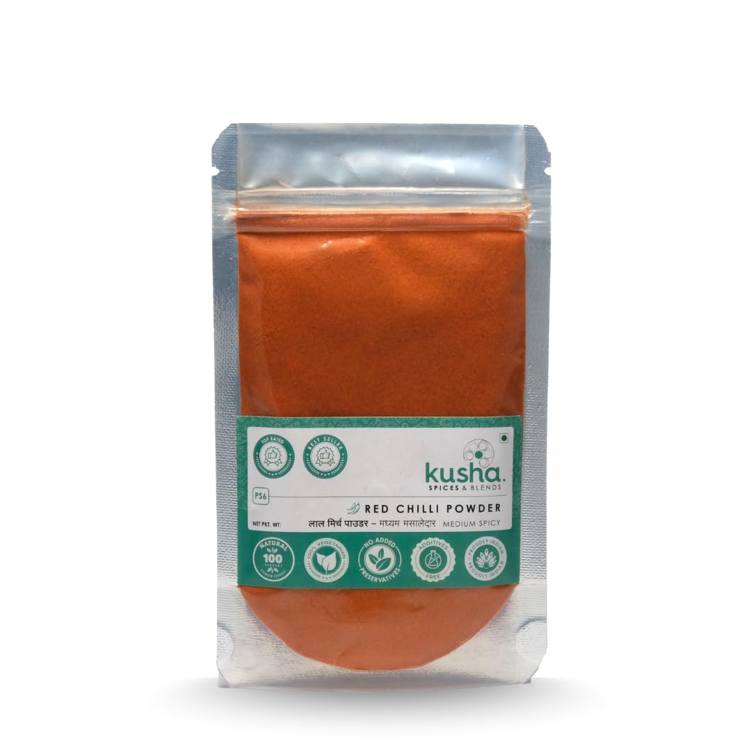 Kusha Spices Red Chilli Powder Medium Spicy