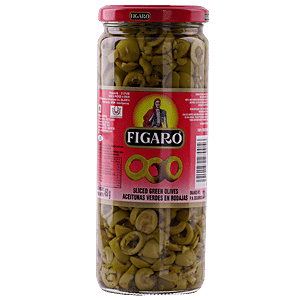 Figaro Olives - Green, Sliced, 450 g