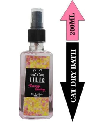 Furry Berry Cat dry bath  Shampoo  Pack of 1 (200ML)