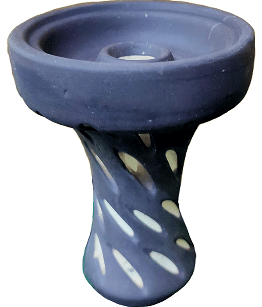 PUFF SMART American Phunnel Ceramic Chillum (Full Grey Shade)