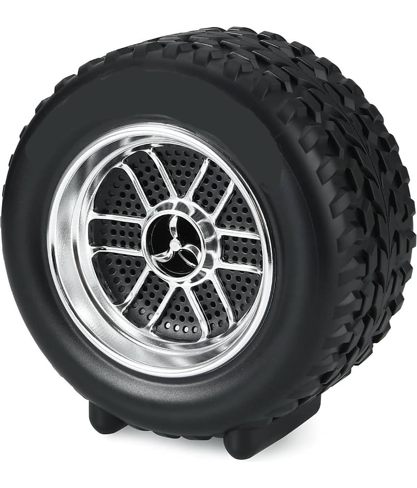 VEhop TYRE 10 W Bluetooth Speaker Bluetooth V 5.1 with USB,SD card Slot,Call function Playback Time 10 hrs Black