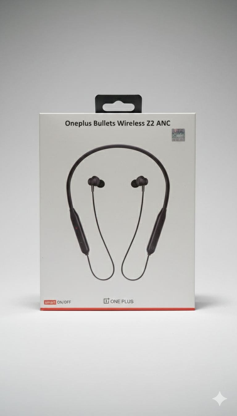 OnePlus Bullets Wireless Z2 ANC  Booming Black
